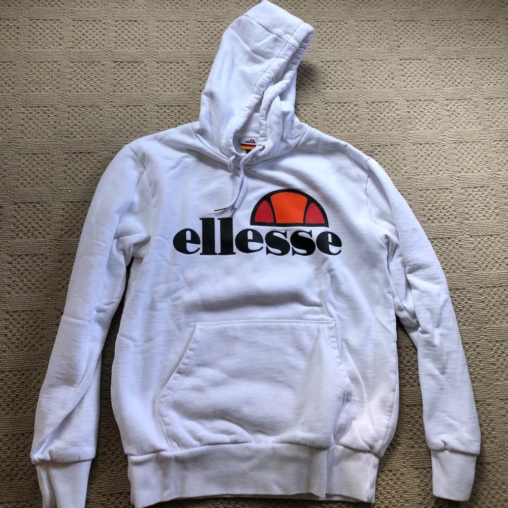Ellesse White Hoodie